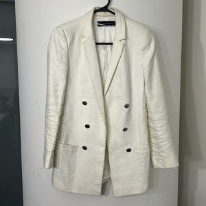 Zara double-breasted blazer